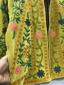 เสื้อแจ็คเก็ตปักลายซูซานีทำมือสำหรับผู้หญิง คอปกปีเตอร์แพน แขนยาว ลายดอกไม้ สวมใส่สบายทุกฤดู - Product Image 3