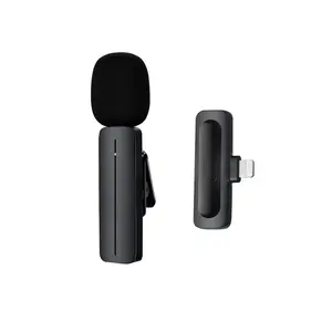 Chuyên nghiệp không dây ve áo microphone lavalier <span class=keywords><strong>mic</strong></span> cho Facebook dòng sống & phỏng vấn tương thích Android iPhone <span class=keywords><strong>PC</strong></span> máy ảnh - Product Image 3