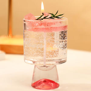 Bougie aromathérapeutique en forme de tasse, pudding aux fruits mignon, cadeau <span class=keywords><strong>d</strong></span>'anniversaire, romantique, créative, cire mélangée, artisanat semi-manuel, ambiance - Product Image 6