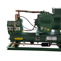 Prix usine 15hp refroidisseur refroidi à l'eau unité de condensation 380V pour moteur de pompe à compresseur Bitzer pour réfrigération de stockage à froid