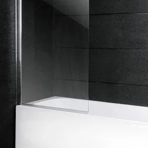 Caldo di vendita trasparente senza cornice H vasca porta trasparente in vetro scorrevole vasca da bagno porta doccia