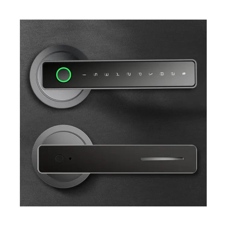 Home Automation System Automatic Door Lock Key Password Fingerprint Security Door Lock