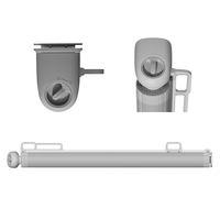 Échantillons en stock : Ensemble de barrières de sécurité rétractables multifonctionnelles pour bébés, compatibles avec les toilettes et les tiroirs, pour usage intérieur/extérieur, installation sans perçage