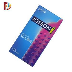 Vente en gros de préservatifs sexuels pour adultes avec particules 2 petites boîtes en papier de carton - Product Image 4