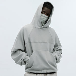 יצרני בגדים וופל-סריג קפוצ 'ון, גברים של סתיו החורף לגברים גופיות בגודל יתר פונקציונלי גודל overdie - Product Image 3