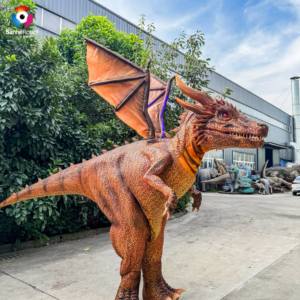 Costume de mascotte robotique professionnelle personnalisée, ensemble de costumes de <span class=keywords><strong>dinosaure</strong></span>, costume de dragon <span class=keywords><strong>Raptor</strong></span> - Product Image 1
