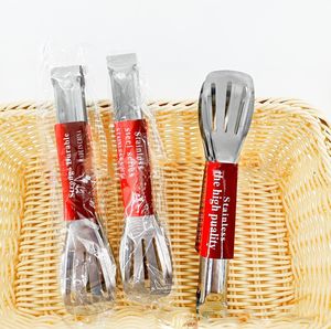 DFT20 Pinces à gâteau et à pain économiques, 7 et 8 pouces, avec trous de drainage, pinces alimentaires - Product Image 2