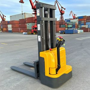 Cheapest Price 2000kg 1000kg 1500kg New Full Electric Semi Electric Portable <strong>Stacker</strong> <strong>Pallet</strong> Forklift Self Lifting <strong>Stacker</strong> - Product Image 1