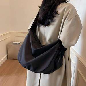Bolso bandolera de lona personalizado con logotipo, moderno, informal y ecológico - Product Image 1