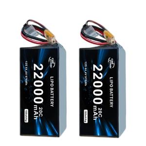 แบตเตอรี่ลิโพ 20C 22000mAh 6S 12S 14S สำหรับโดรนเกษตรกรรม โดรนควอดคอปเตอร์ ขายส่ง - Product Image 1