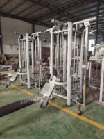 Équipement sportif ASM-L1028 Crossover Cable Jungle personnalisé 5 stations multifonctionnel avec pile de poids