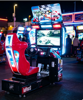 Machine d'arcade de course à monnayeur, simulateur de conduite automobile, équipement de jeu