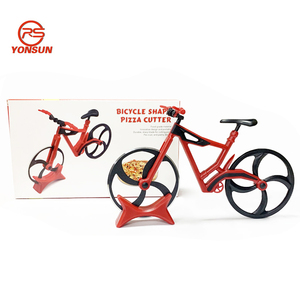 Thép không gỉ Xe Đạp Bánh <span class=keywords><strong>Pizza</strong></span> Slicer quà tặng bánh <span class=keywords><strong>Pizza</strong></span> cắt xe đạp vòng bánh <span class=keywords><strong>Pizza</strong></span> cán dao với đứng - Product Image 5
