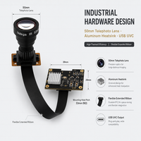 Modul Kamera Global Shutter AR0234 2.3MP 120fps USB dengan Lensa 50mm untuk Pembacaan Barcode Jarak Jauh Logistik
