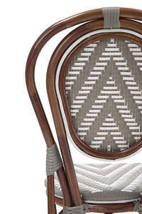 OEM/ODM Chaise <span class=keywords><strong>de</strong></span> bistro français Chaises <span class=keywords><strong>de</strong></span> café <span class=keywords><strong>Paris</strong></span> en rotin moderne pour restaurants Salle à manger Mobilier <span class=keywords><strong>de</strong></span> restaurant en métal - Product Image 5