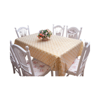 InnoPlast LS-002 2025 Rouleaux de nappes jetables en PVC sergé doré personnalisables 12kg pour usage domestique, directement de l'usine