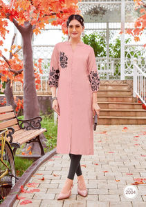 Latest Wholesale Women's Heavy Rayon <b>Kurti</b> with Bottom and Dupatta <b>Kurti</b> Set For Women - Product Image 2