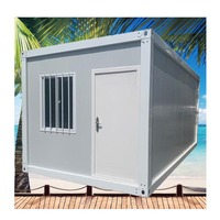 Conteneur de bureau modulaire préfabriqué de 20 pieds, maisonnette prête à être expédiée, bureau portable, pod détachable, maison