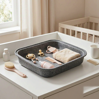 Plateau de rangement en feutre robuste, empilable et multi-usage, idéal pour le bureau et la décoration intérieure - Vente chaude