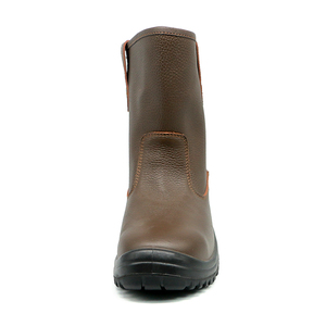 MaxiTough İnşaat İş Ayakkabıları Erkekler İçin Anti-statik Çelik Burunlu Hakiki Deri OEM Logolu Petrol Rafinerisi Güvenlik Botları - Product Image 6