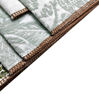 Tissu pour rideaux, tissu occultant vert olive pour stores enrouleurs, matériau pour stores sans perçage pour bureau et salon