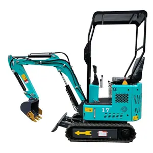 Earth Moving Machinery 1t 1.7t 2 Ton Digger Small Bagger Compact Hydraulic Crawler Excavator With CE EPA