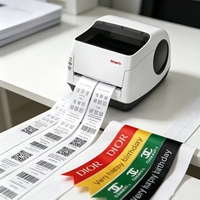 Imprimante numérique à transfert thermique N-mark, étiquettes d'entretien, imprimante de rubans textiles, étiquettes de vêtements, étiquettes de taille pour vêtements