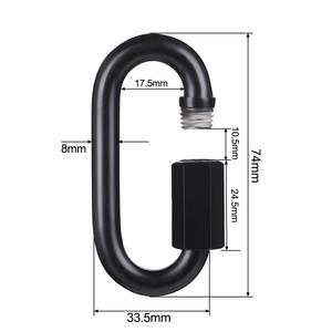 Usine en gros de haute qualité meilleure vente 304 en acier inoxydable mousqueton Marine ovale chaîne connecteur chaîne lien <span class=keywords><strong>rapide</strong></span> - Product Image 2