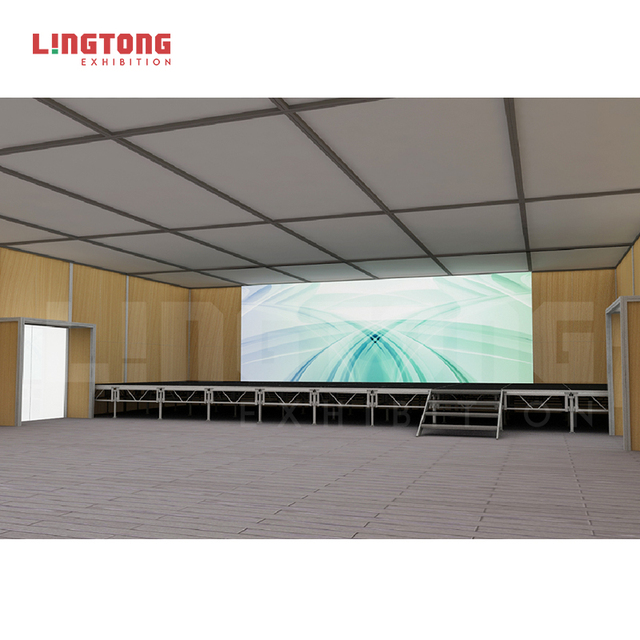 Adjustable Aluminum Frames With Stage Stair Flexible Stage Floor for Shopping Mall and Fashion Show