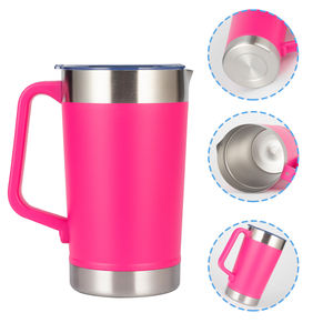 Taza de <span class=keywords><strong>Café</strong></span> de Acero Inoxidable con Aislamiento al Vacío de 64 oz, Tazas de Cerámica Portátiles para Bebidas Calientes para Sudamérica - Product Image 2
