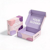 Boîte cadeau bicolore imprimée offset de qualité supérieure avec design personnalisé, logo sur mesure, en carton ondulé étanche et anti-écrasement
