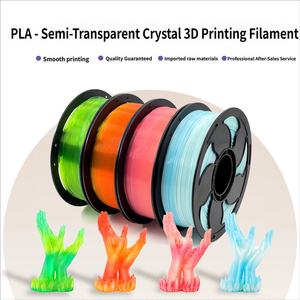 Filament PLA transparent cristallin, haute transparence, matériau d'impression 3D - Product Image 4