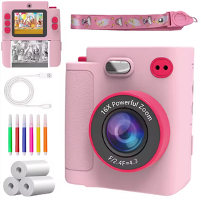 Cámara Infantil X8D con Grabación de Alta Definición 1080P, Diseño de Luz de Relleno de Doble Cámara, Pantalla IPS de 2.4 Pulgadas - Product Image 1