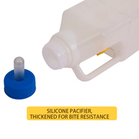 Nouvelle biberon en silicone non toxique pour agneau, mouton, vache, veau, chèvre, avec tétine en caoutchouc, longue durée de vie pour les nourrisseurs d'animaux