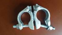 EN74 bs119 Construction demi-échelle pince pivotante Double coupleur d'échafaudage