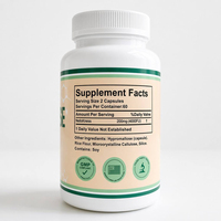 Faible MOQ Complément alimentaire végétal pour la santé osseuse, 120 gélules, naturel, 200mg 4000FU, extrait de Natto, Nattokinase pour la santé cardiovasculaire