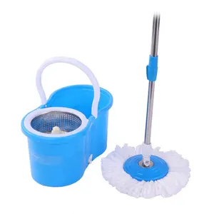 Home New Microfiber WetとDry 360 Wash Flat Mop BucketためFloor Cleaning Magic Mop