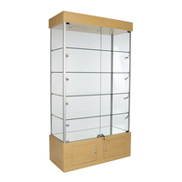Vitrine en verre avec lumière LED Vitrine en verre personnalisée