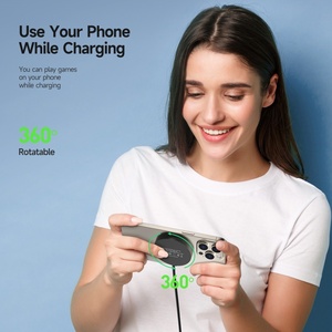 Chargeur sans fil magnétique Qi2.2 MPP EPP 25W avec <span class=keywords><strong>c</strong></span>âble <span class=keywords><strong>USB</strong></span> <span class=keywords><strong>C</strong></span> de 1 mètre pour iPhone 12-17 Series Google Pixel 10 Pro XL OJD-SV5 - Product Image 6