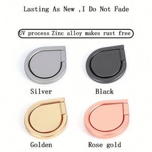 Customized Logo Metal Water Drop Ring Smartphone Holder 360 Degree Rotation Stand Novelty Anniversary Gifts - Product Image 6