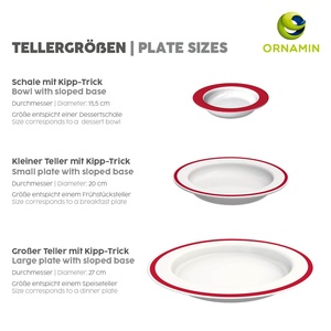 Assiette inclinée réutilisable ORNAMIN – Assiette d'appoint antidérapante pour personnes à mobilité réduite, compatible lave-vaisselle et micro-ondes - Product Image 6