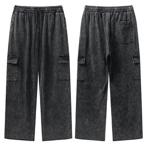 Pantalon de Travail Homme Coupe Ajustée Droite avec Multiples Poches, 100% Coton Respirant Anti-Bouloches et Cordon de Serrage - Product Image 5