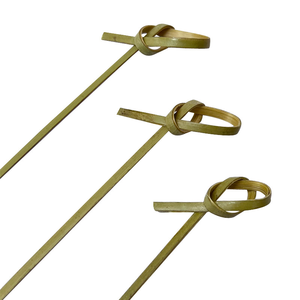 Palillos de Bambú 100% Naturales en Existencia, Desechables, de 150 mm, con Cabeza de Flor, <span class=keywords><strong>para</strong></span> Aperitivos - Product Image 5