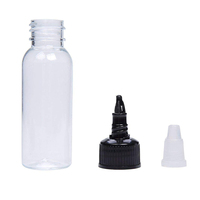 Offre CHAUDE Flacon Compte-Gouttes PET Vide de 30ml 60ml 100ml 120ml pour Encre de Tatouage avec Bouchon Twist, Bouteille Distributrice en Plastique pour Pigments et Huiles