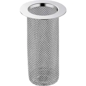 Stainless Steel Floor Drain Filter Mesh Kitchen Sink Anti-clog Filter Bathtub Hair Catcher Shower Leak Net Strainer Drains