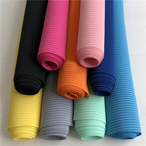 Эластичная полосатая ткань для шитья - Product Image 1