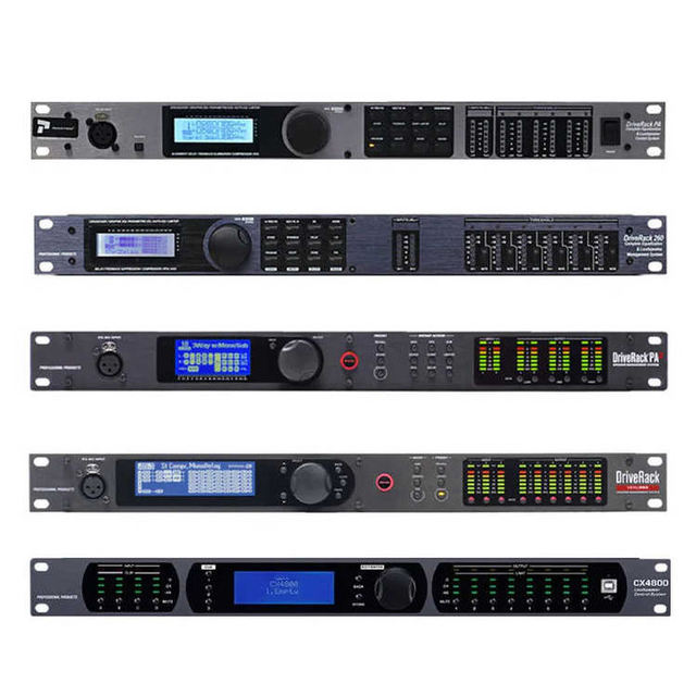 Professional Portable High Quality DSP Audio Processor PA2/260/360/4800 Metal Construction XLR Connectivity 20Hz-20KHz Frequency