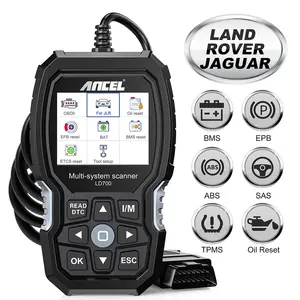 ANCEL LD700 outil de Diagnostic OBD2 complet, tous les systèmes, automobile, lecteur de Code professionnel, Scanner, vérification du moteur pour Land Rover Jaguar