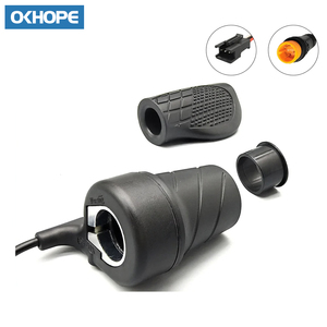 Acceleratore WUXING 20X a Mezza Manopola a 3 Pin 24V 36V 48V 60V 72V con Connettore SM Impermeabile per Bici Elettrica Ebike - Product Image 2
