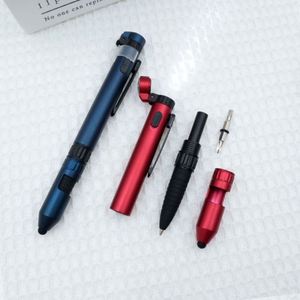 Stylo multifonctionnel 1,0 mm pour extérieur avec lampe LED, support de téléphone portable, boussole et écran tactile – Haute qualité, personnalisable avec logo d'entreprise - Product Image 3